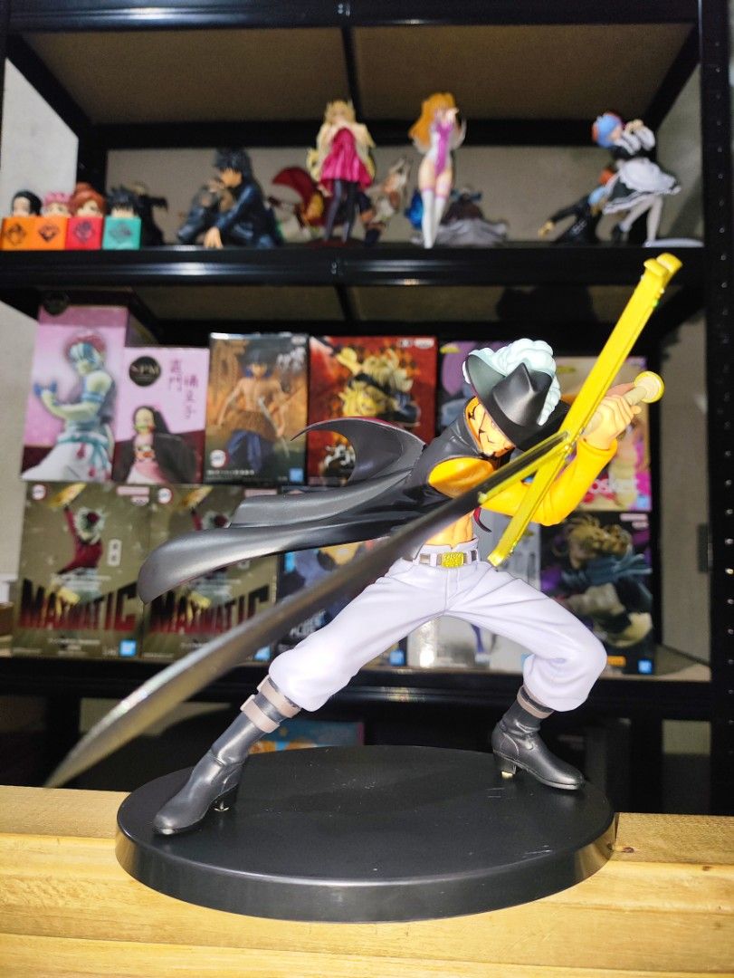 One Piece - BRC Dracule Mihawk (Category: Figurines & Statues) located in Manila. Submitted by sagehub.collectibles (Listing ID 1464658533, Image 1). Description: 💯Authentic Anime Figure 📍 Pampanga 🔥Loose Condition 🔵Blue App: SageHub Collectibles Direct message for more details.