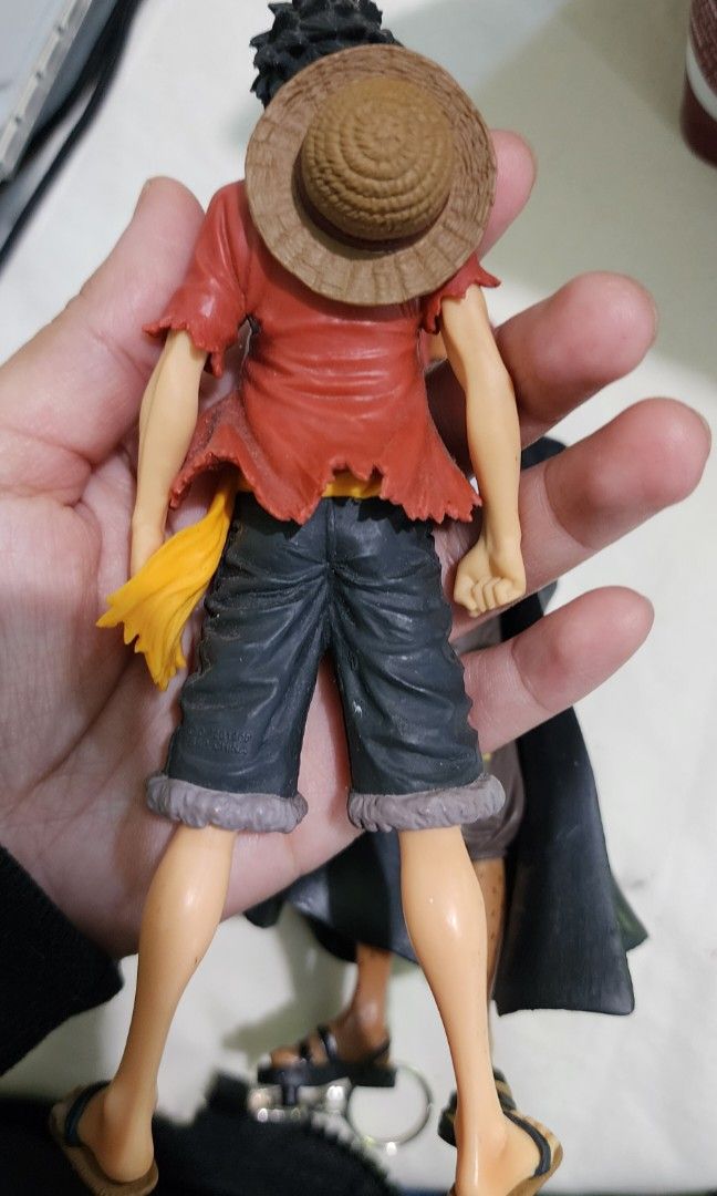 One piece Luffy figure (Category: Figurines & Statues) located in Baguio. Submitted by coffeesilvershadow_28 (Listing ID 1464740146, Image 2). Description: - From HK box - Minimal dirt, no box included - No stand pi - Baguio dropping - Jnt shipping- Payment first plus sf before shipping.