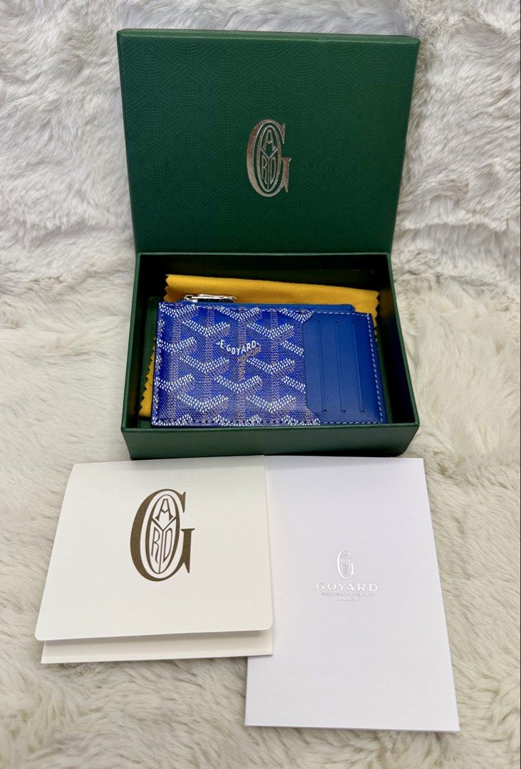 *ONHAND!* Authentic Goyard Cobalt Bleu Multipocket Cardholder (Category: Luxury Bags & Wallets) located in Manila. Submitted by mrsmdxbseller (Listing ID 1464589940, Image 1). Description: .
