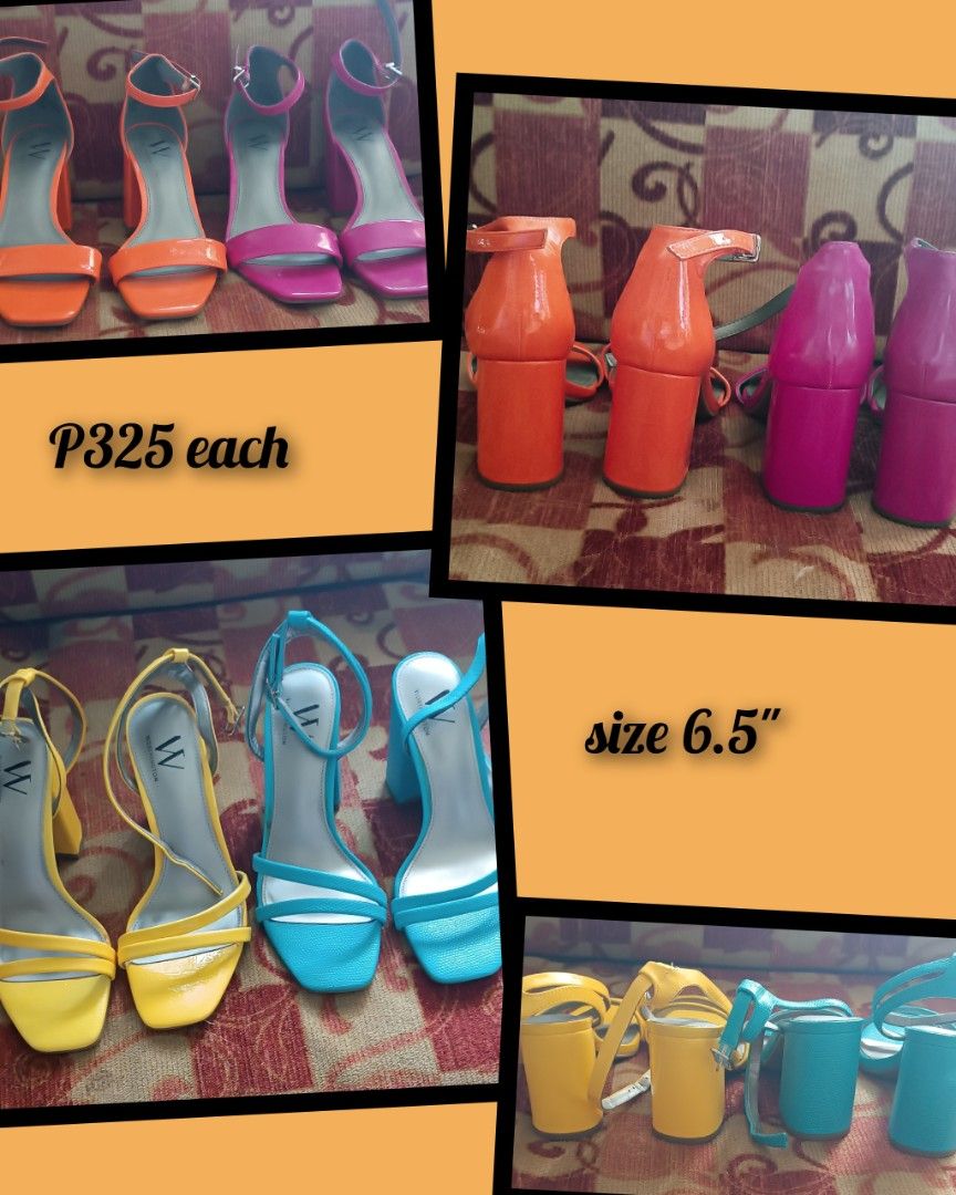 open-toed block heels (Category: Heels) located in San Nicolas. Submitted by mar0316 (Listing ID 1464751228, Image 1). Description: mop---gcash/maya/bank transfer payment first before shipping 3 items & above ---free shipping shipping day--- thursday.