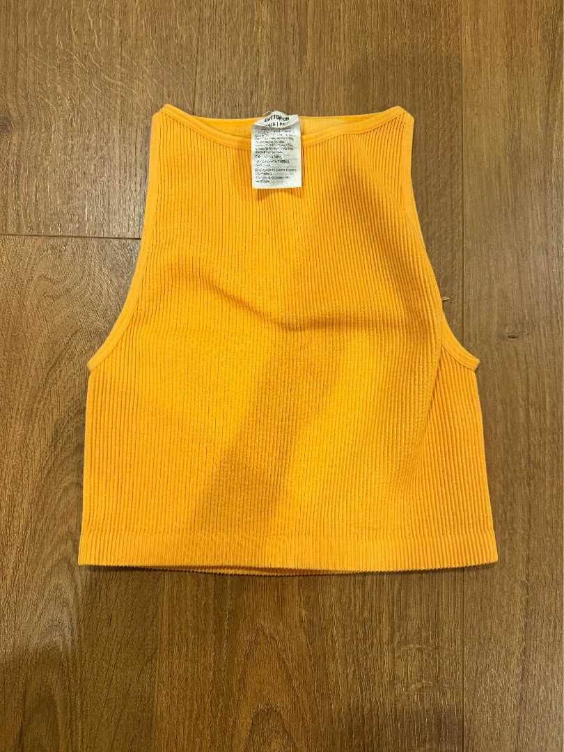 Orange top (Category: Sleeveless) located in Paranaque City. Submitted by bbyooodaa (Listing ID 1464637905, Image 1). Description: Super cute!! .