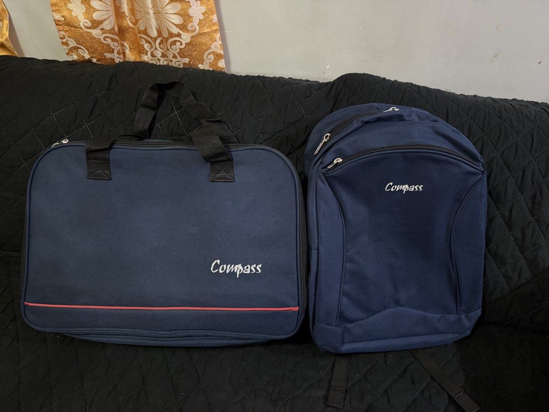 ORIGINAL COMPASS (as pack) (Category: Backpacks) located in Batangas. Submitted by stopandshopforluxury (Listing ID 1464659237, Image 1). Description: Original 💯 Brandnew! For travel..