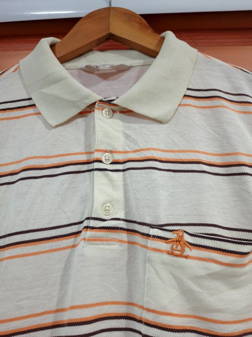 Original Penguin Striped Polo Shirt (Category: Everything Else Others) located in Cabuyao City. Submitted by dthrifts (Listing ID 1464741642, Image 2). Description: 19.5 W 26.5 L Authentic Excellent Condition.