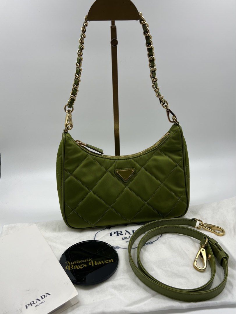 Original Prada Nylon Multipochette Bag (Category: Luxury Bags & Wallets) located in Cavite. Submitted by authenticbagshavenbyvalg (Listing ID 1461196014, Image 1). Description: 💯 Guaranteed Original very good condition no major issue with dustbag.
