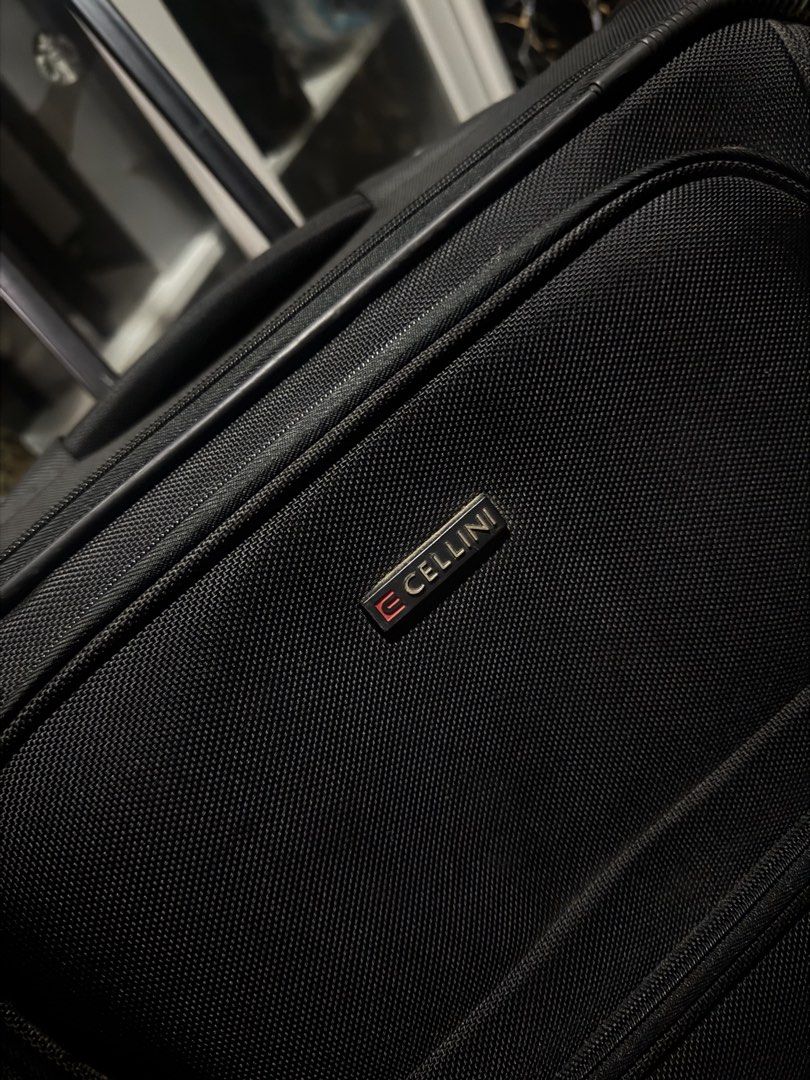 Own preloved Cellini Luggage (Medium checked in) (Category: Luggage) located in Batangas. Submitted by stopandshopforluxury (Listing ID 1464676770, Image 2). Description: Guaranteed Original 💯 Bought in Qatar No flaws Fixed price, check website to see its original price. 😊 Will not entertain funny offers. ❤️.