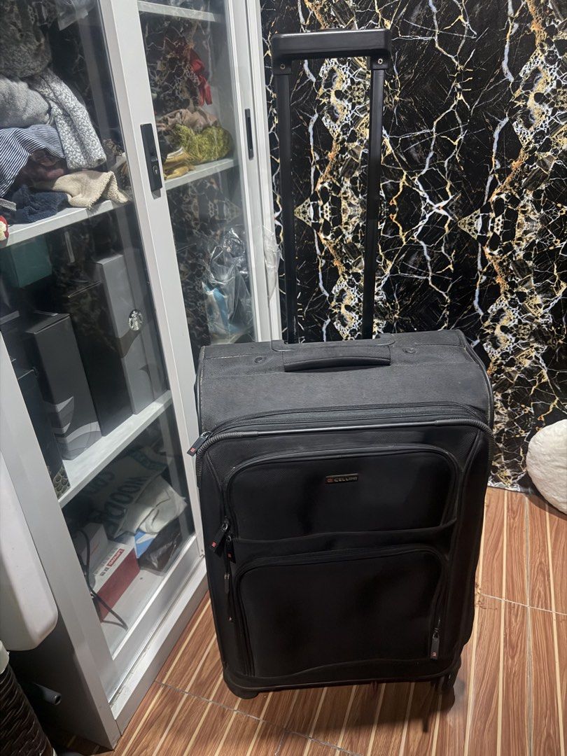 Own preloved Cellini Luggage (Medium checked in) (Category: Luggage) located in Batangas. Submitted by stopandshopforluxury (Listing ID 1464676770, Image 1). Description: Guaranteed Original 💯 Bought in Qatar No flaws Fixed price, check website to see its original price. 😊 Will not entertain funny offers. ❤️.