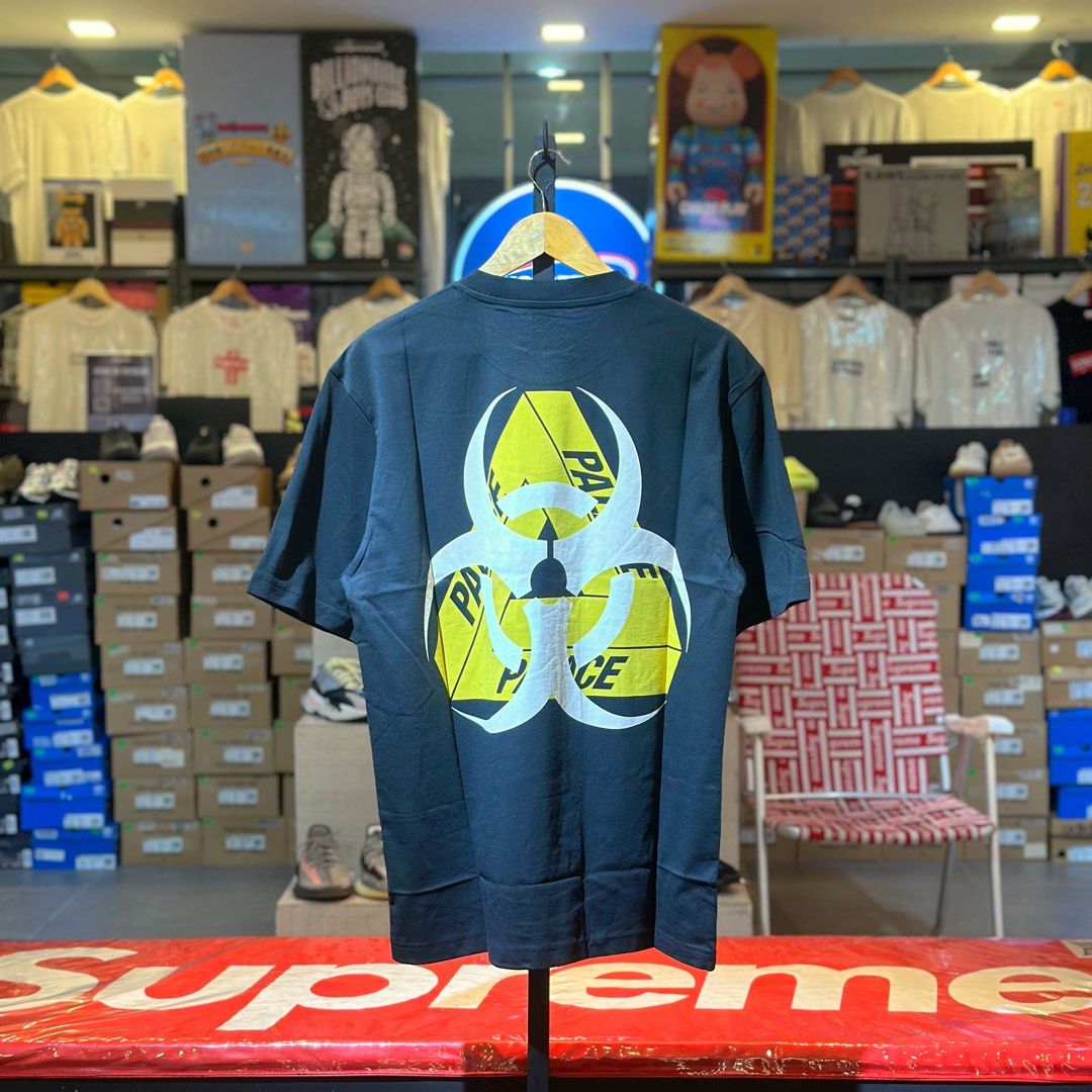 Palace Bio Hazard Tee (Category: Tshirts & Polo Shirts ) located in Quezon City. Submitted by inside_plug (Listing ID 1464655673, Image 1). Description: For Sale Palace Bio Hazard Tee Large Brandnew Dm us to purchase.