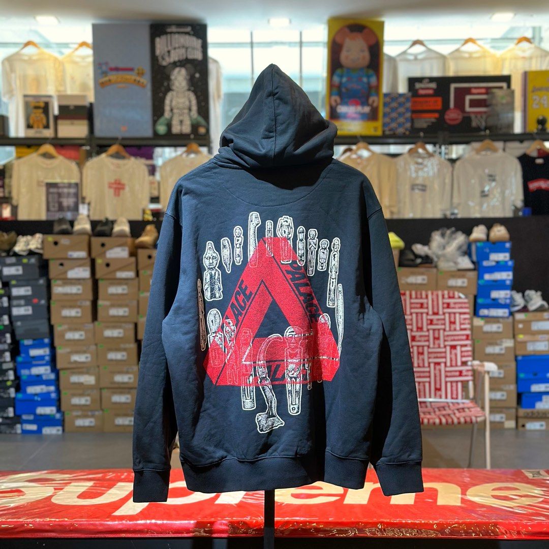 Palace Jheeze Hoodie Black (Category: Coats, Jackets and Outerwear) located in Quezon City. Submitted by inside_plug (Listing ID 1464648964, Image 1). Description: For Sale Palace Jheeze Hoodie Black - XL Brandnew Dm us to purchase.