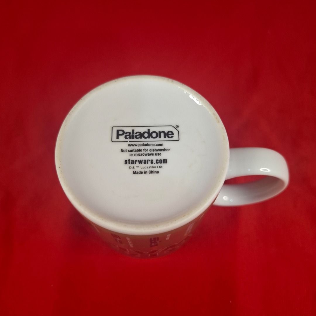 Paladone Star Wars Lightsabers color changing Ceramic Mug (Category: Western Merchandise) located in Mandaluyong City. Submitted by edward123_andren (Listing ID 1464709025, Image 3). Description: - Official Star Wars merchandise by Paladone - Features iconic lightsaber illustrations and classic logo wrap-around design - Standard ceramic coffee mug with white interior and handle - Official licensed stamp on the bottom base - Hand wash recommended 