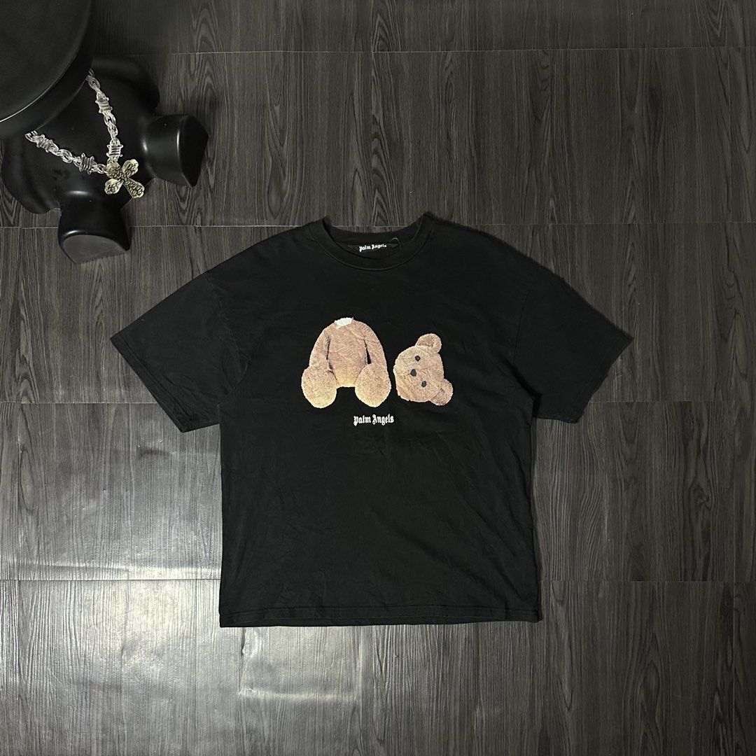 PALM ANGELS TEE (Category: Formal Shirts) located in San Jose del Monte. Submitted by xanthrift2.0 (Listing ID 1464666424, Image 1). Description: PALM ANGELS TEE color rate: 9.9/10 dimes: 21 x 26 (medium) ₱1,199.