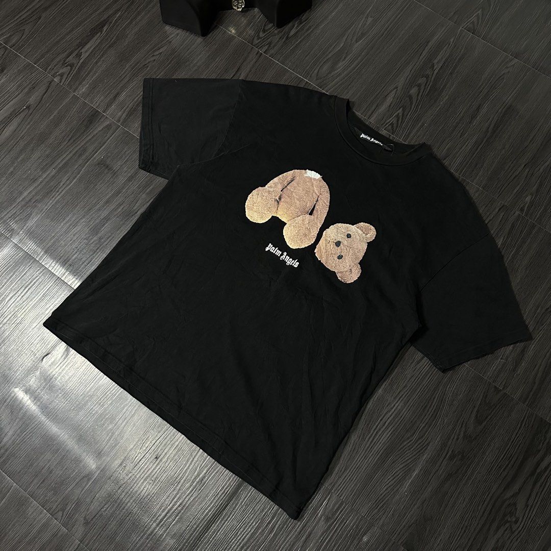 PALM ANGELS TEE (Category: Formal Shirts) located in San Jose del Monte. Submitted by xanthrift2.0 (Listing ID 1464666424, Image 2). Description: PALM ANGELS TEE color rate: 9.9/10 dimes: 21 x 26 (medium) ₱1,199.