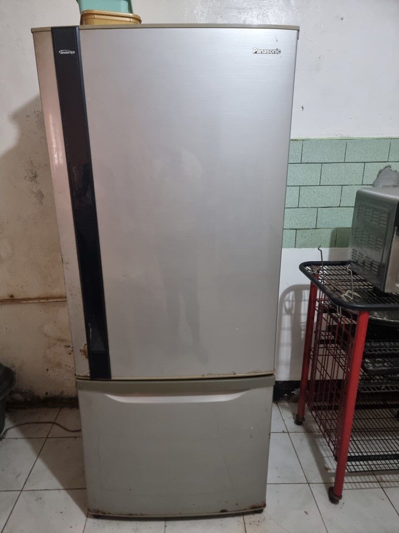 Panasonic 16 cu ft Inverter Refrigerator (Category: Refrigerators and Freezers) located in Dasmarinas. Submitted by ConnieBuenaventura (Listing ID 1464763695, Image 2). Description: - Brand/Model: Panasonic Inverter Refrigerator (Energy Saving) - Condition: Fully working, needs cleaning (Moving out sale, sold as-is where-is) - Features: Large freezer compartment - Fulfillment: Pick up or delivery arranged and shouldered by buyer.