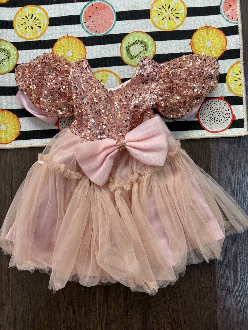 Peach beaded tulle tutu dress (Category: Babies & Kids Fashion) located in Manila. Submitted by thekidshop (Listing ID 1464689563, Image 1). Description: .
