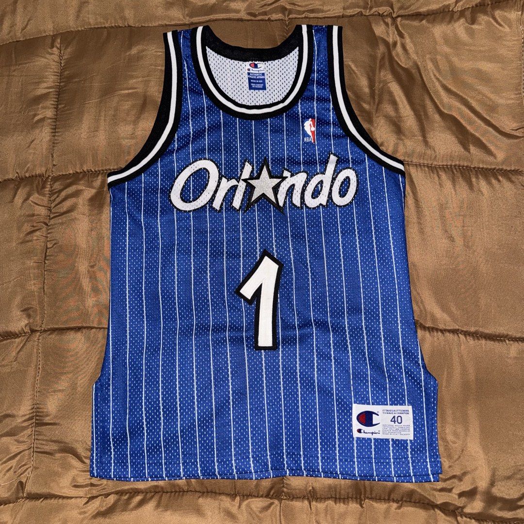 Penny Hardaway Authentic Champion NBA Jersey (Category: Activewear) located in Manila. Submitted by freemanwsi (Listing ID 1464763869, Image 1). Description: Excellent Condition.