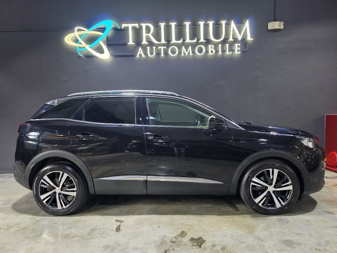 Peugeot 3008 1.2 PureTech EAT8 Allure (A) (Category: Used Cars) located in Singapore. Submitted by trillium.auto (Listing ID 1464722087, Image 3). Description: 🚘 Vehicle Features 1.2l DOHC 12v turbocharged, 8 speed fully auto japan aisin gearbox, paddle shifters. DRL, multi-function steering, keyless entry/start, auto tailgate. 🚘 Accessories Touchscreen, apple & Android carplay, wireless charger, 360 parking camera & sensors, hill start assist,