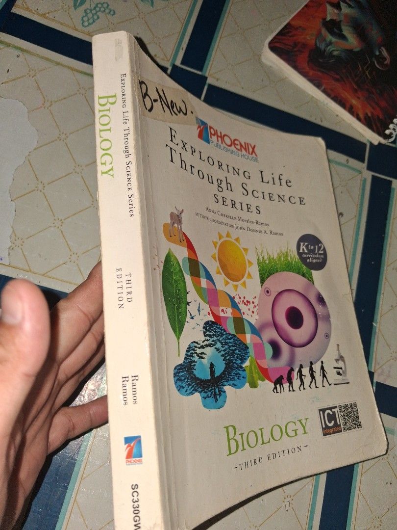 Phoenix Publishing Exploring Life Through Science Biology Textbook (Category: Textbooks) located in Manila. Submitted by marcas022798212 (Listing ID 1464607843, Image 2). Description: - Phoenix Publishing House Exploring Life Through Science Series - Biology, Third Edition - Aligned with K to 12 Curriculum - Authors: Anna Cherylle Morales-Ramos and John Donnie A. Ramos - Copyright: 2013.