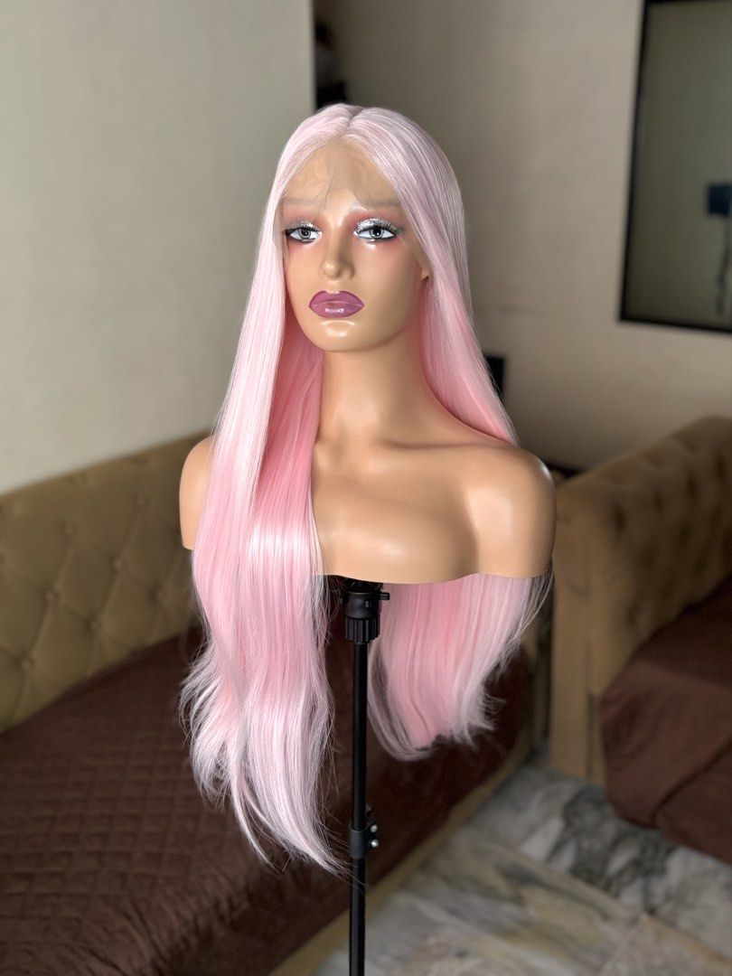 Pink Lace Front Wig (Brand New!) (Category: Hair Accessories) located in Manila. Submitted by stellarwigs (Listing ID 1464755513, Image 3). Description: Wavy Brown Lace Front Wig For Sale! Price: ₱1500 only! (brand new) ✅FREE PARTING (13x4) (30 Inches) ✅Can be curled or straightened and washed. ✅Futura Fiber Close to human hair. ✅Thick High Quality Hair. ✅What you see is what you get. ✅On Hand! Shipping available nationwide. ✅Same day delivery ar