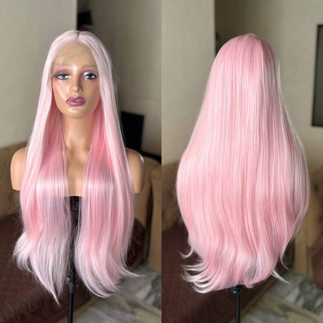 Pink Lace Front Wig (Brand New!) (Category: Hair Accessories) located in Manila. Submitted by stellarwigs (Listing ID 1464755513, Image 1). Description: Wavy Brown Lace Front Wig For Sale! Price: ₱1500 only! (brand new) ✅FREE PARTING (13x4) (30 Inches) ✅Can be curled or straightened and washed. ✅Futura Fiber Close to human hair. ✅Thick High Quality Hair. ✅What you see is what you get. ✅On Hand! Shipping available nationwide. ✅Same day delivery ar