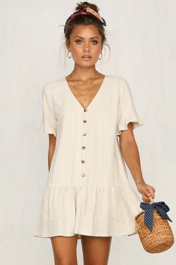Pink Martini Light Beige Mini Dress (Category: Dresses) located in Pagudpud. Submitted by altheacee063978 (Listing ID 1464587197, Image 1). Description: xs-s.