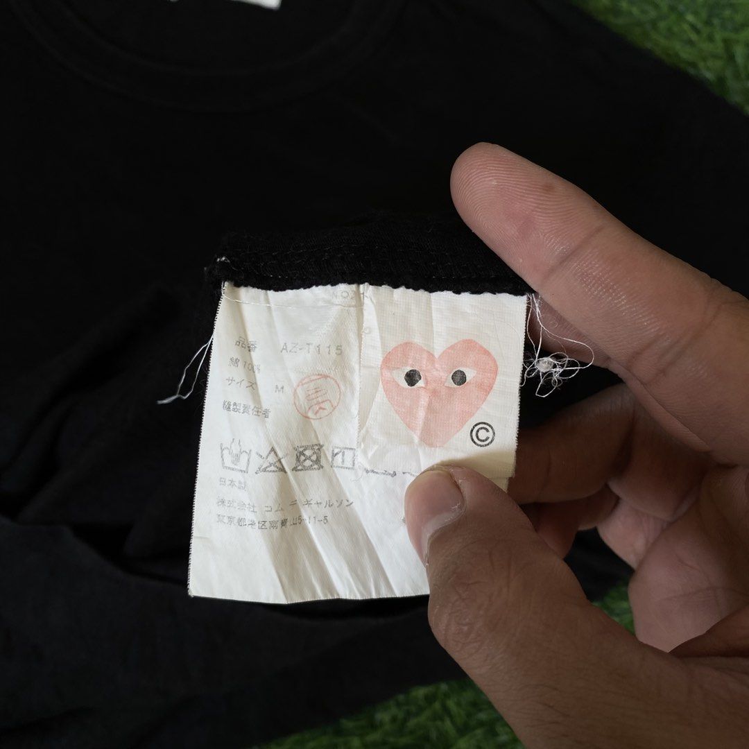 Play C.D.G Red Heart Patch AZ-T115 (Category: Shirts) located in Davao. Submitted by payts.wruh (Listing ID 1464746890, Image 3). Description: Play C.D.G Red Heart Patch AZ-T115 medium on tag dimes: 20x27 8/10 color rate need wash PM if interested💌.
