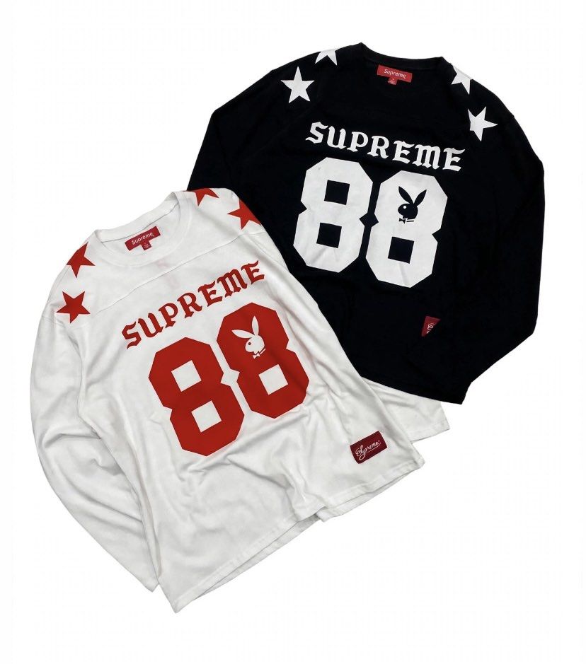 PLAYBOY SUPREME JERSEY (Category: Luxury Apparel) located in Antipolo. Submitted by hollagarments (Listing ID 1464666672, Image 1). Description: SIZE: FREESIZE.