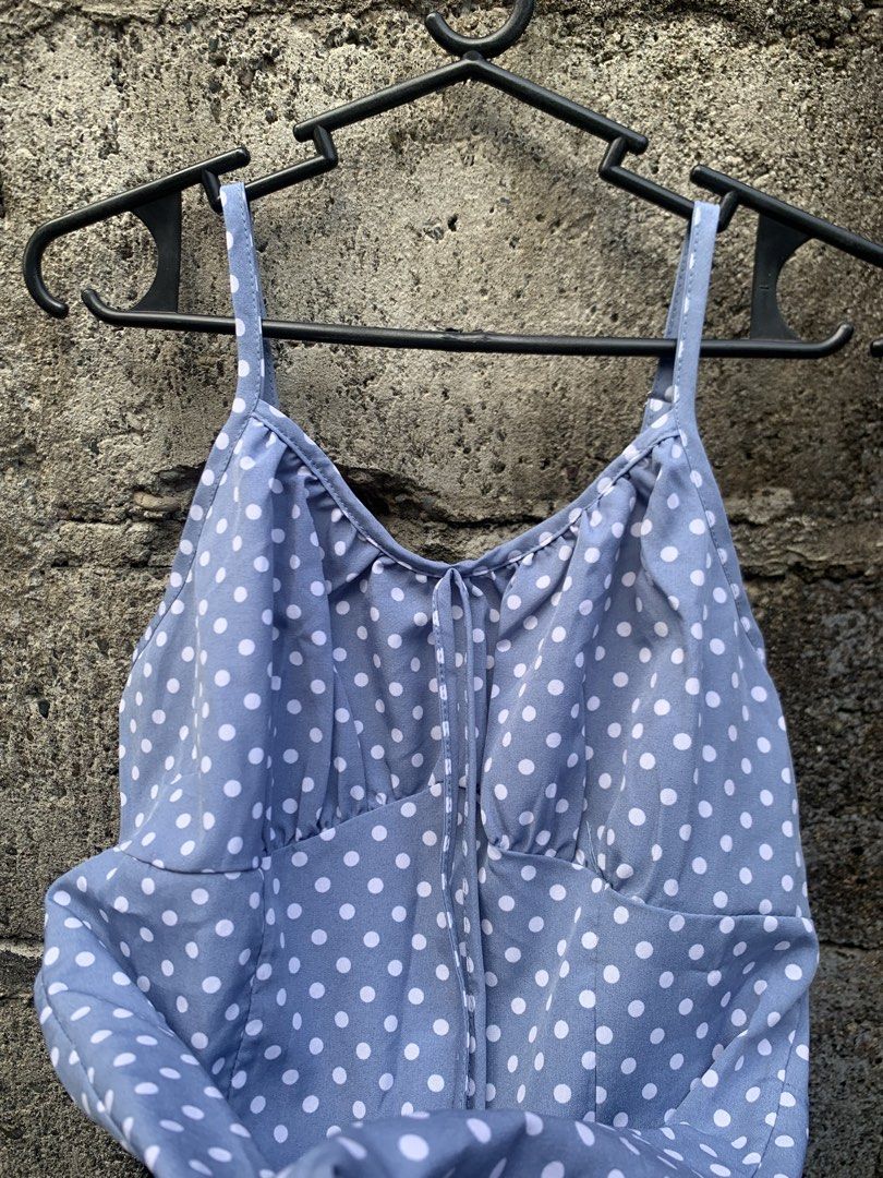 Polka Dress (Category: Dresses) located in Bayombong. Submitted by declutterbyriri (Listing ID 1464649496, Image 2). Description: From Lovito, never been used pa.