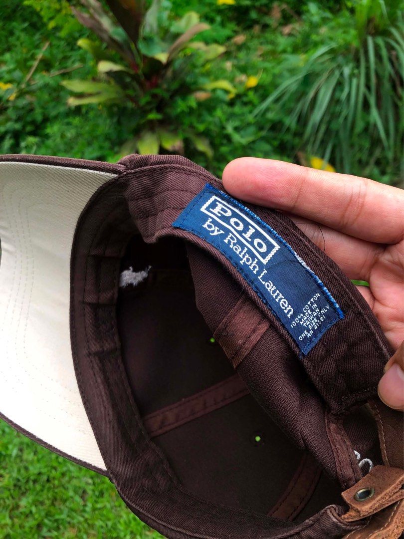 Polo Ralph Lauren Choco Brown Dadhat (Category: Caps & Hats) located in Tuguegarao City. Submitted by bunchoy_thriftshop (Listing ID 1464691590, Image 3). Description: Polo Ralph Lauren Choco Brown Dadhat Leatherbelt 🤎 Excelent Condition No Issue 9.5/10 Color Rate.