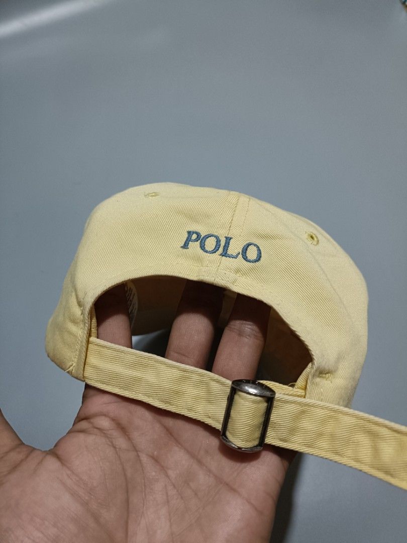 POLO RALPH LAUREN DADHAT (Category: Caps & Hats) located in Cebu City. Submitted by findwaze6000 (Listing ID 1464596374, Image 3). Description: EXCELLENT CONDITION ONE SIZE FITS ALL AUTHENTIC✅ COLOR RATE: 9.5/10 (minimal sign of usage lang none noticeable) this item is thrifted pls manage your expectations. Location: Cebu📍.