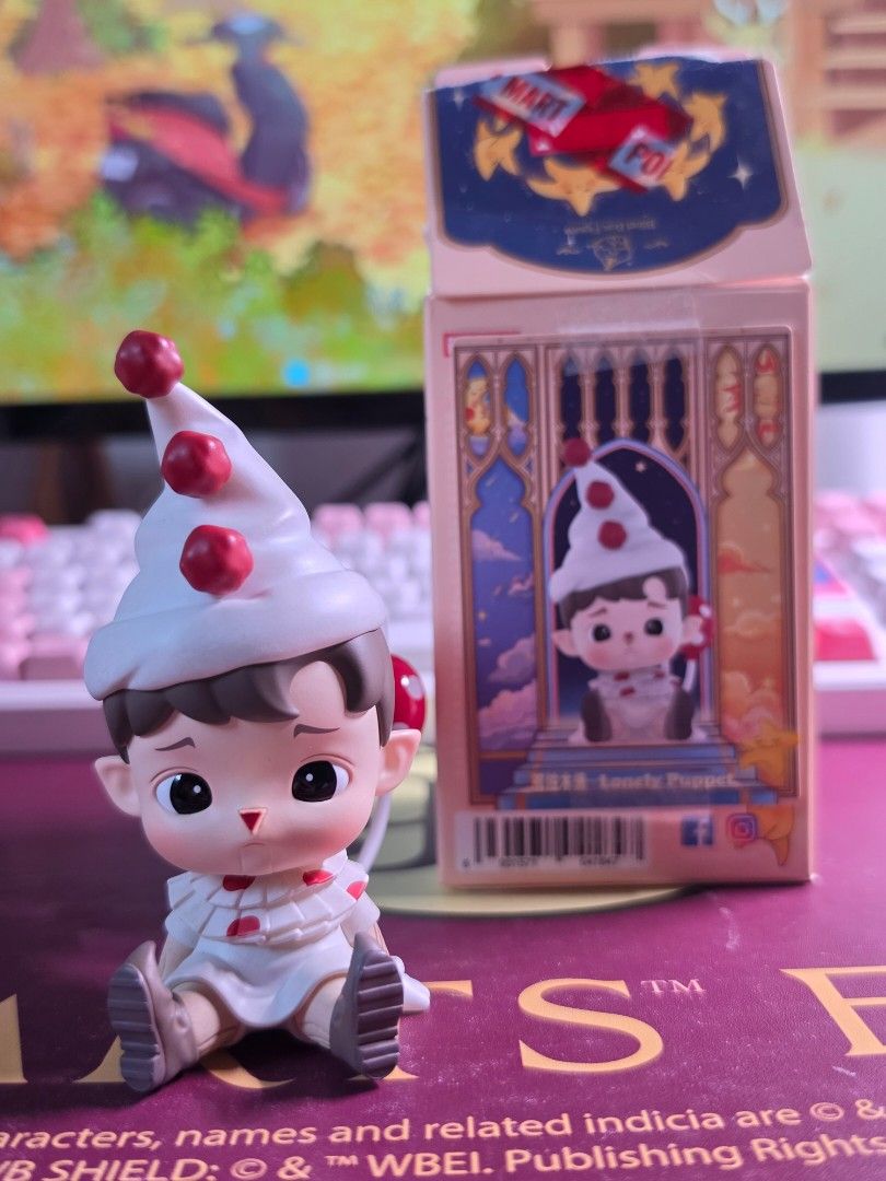 Pop Mart Hacipupu Lonely Puppet (Category: Designer & Blind Box Toys) located in Mandaluyong City. Submitted by Llyssa12 (Listing ID 1464681621, Image 1). Description: - Authentic Pop Mart Lonely Puppet blind box figure. - Comes with the original box, foil and card. - Ideal for collectors and fans of blind box toys. -Shipping is shouldered by the buyer - Feel free to ask any questions!.