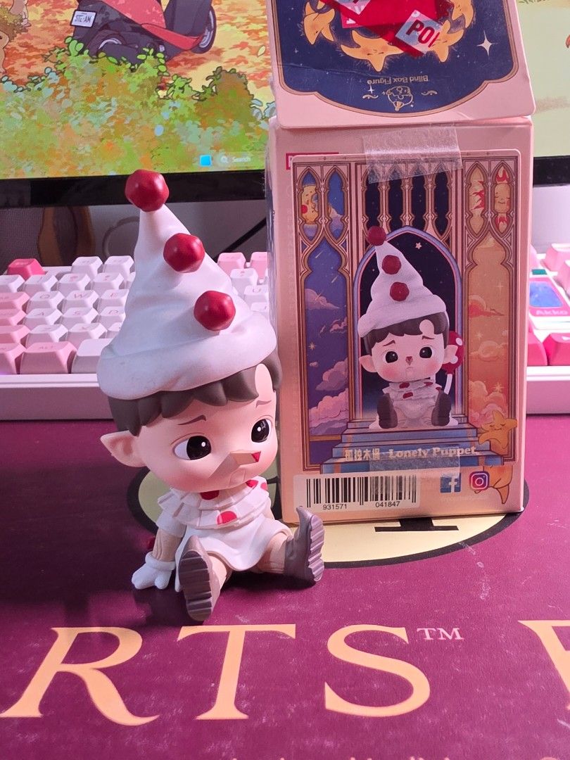 Pop Mart Hacipupu Lonely Puppet (Category: Designer & Blind Box Toys) located in Mandaluyong City. Submitted by Llyssa12 (Listing ID 1464681621, Image 3). Description: - Authentic Pop Mart Lonely Puppet blind box figure. - Comes with the original box, foil and card. - Ideal for collectors and fans of blind box toys. -Shipping is shouldered by the buyer - Feel free to ask any questions!.