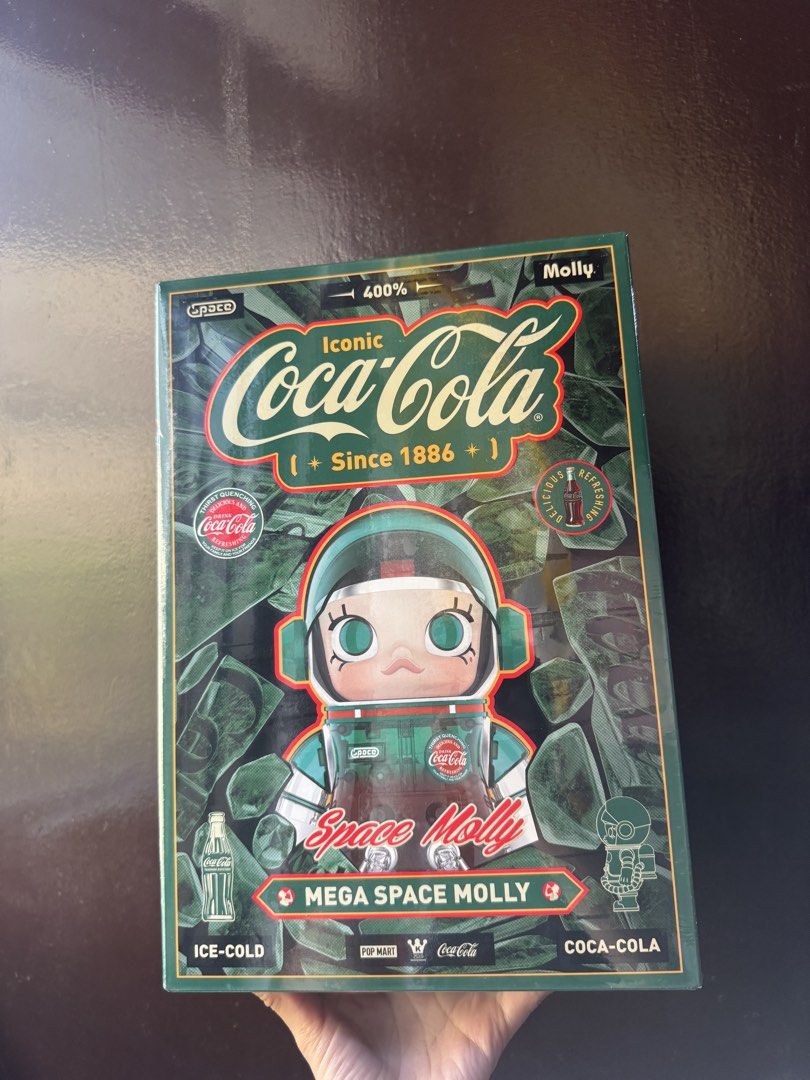 Popmart Mega Space Molly Iconic Coca Cola 400% (Category: Designer & Blind Box Toys) located in Quezon City. Submitted by kikayandbeyondbybreezemnl (Listing ID 1463958695, Image 1). Description: SEND US A MESSAGE FOR ORDERS AND INQUIRIES! Looking for something else? Ask us we can source! We are open for Popmart Pasabuy and Personal shopping services! Guaranteed new item. Location: Retiro Banawe QC MOP: Gcash, Paymaya, Bdo, Bpi, UB, Seabank MOD: L