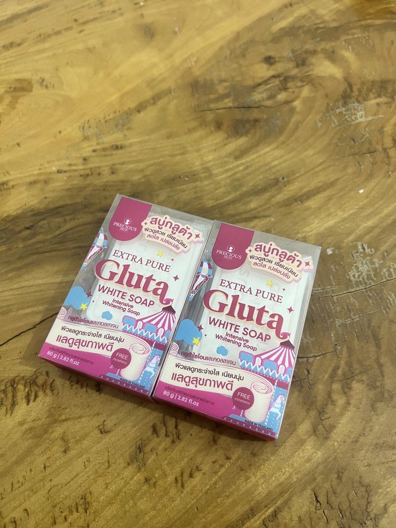 Precious Skin Gluta Intensive Whitening Soap (Category: Bath) located in Manila. Submitted by iyahcc (Listing ID 1464571771, Image 1). Description: - Precious Skin Gluta Intensive Whitening Soap - Extra Pure formula for brighter, healthier-looking skin - from Thailand - Expiry Date: 2028 199 for both Rfs: extra.
