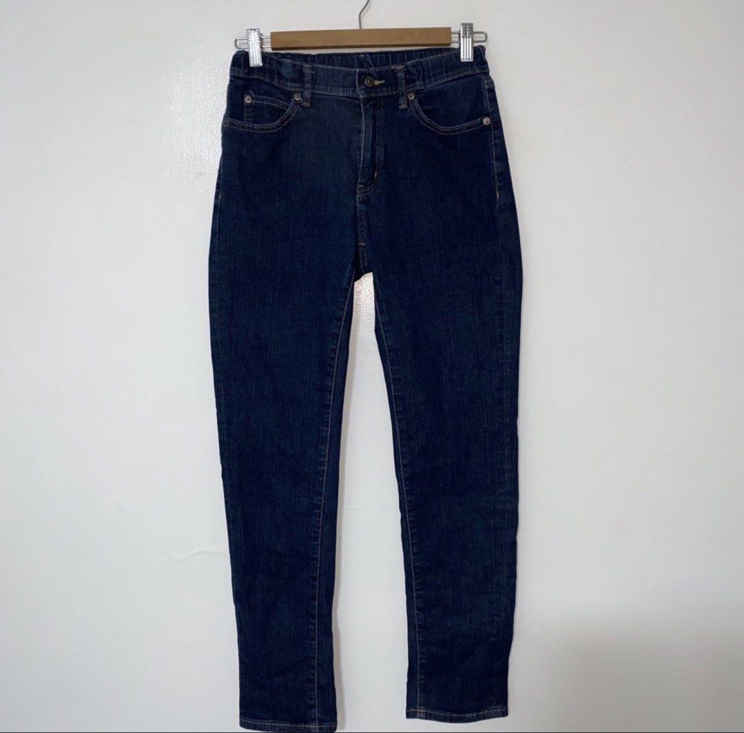 Preloved Authentic Uniqlo Denim Pants (Category: Babies & Kids Fashion) located in Quezon City. Submitted by etcetcshop (Listing ID 1464661989, Image 1). Description: Preloved Authentic Uniqlo Denim Pants Size: 160cm Shipping c/o buyer thru J&T ‼️This is a used item, so please refrain from purchasing if you are looking for perfection. ‼️Items may wrinkle during storage and shipping, a quick ironing will help. ‼️If your kids is bigger or smaller t