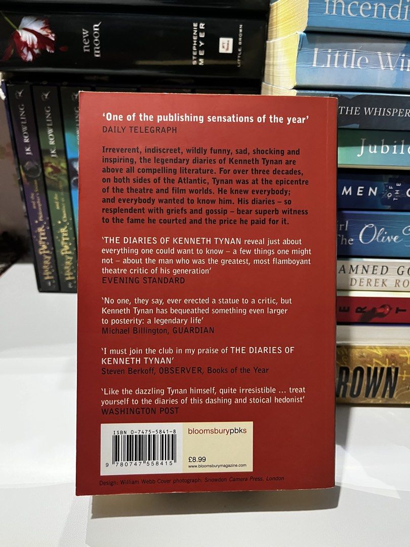 Pre-loved Paperback Novels (All Authentic) (Category: Storybooks) located in Manila. Submitted by sophie.navs (Listing ID 1464725174, Image 2). Description: Pre-loved Paperback Novels Price: 80 each (₱150 Take All) Titles & Condition Details: 1. The Diaries of Kenneth Tynan – edited by John Lahr Condition: Good pre-loved condition Tanning/aging on page edges Intact cover, spine, and complete pages 2. Winter in Madrid – C. J. Sansom Condition: ❗️D