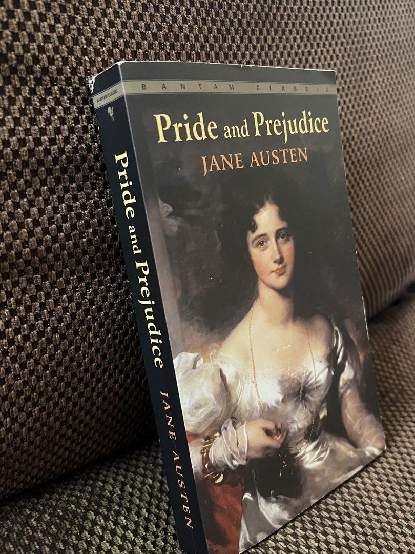 Pride and Prejudice by Jane Austen Bantam Classic (Category: Storybooks) located in Manila. Submitted by lanascuratedthings (Listing ID 1464623708, Image 2). Description: - Classic novel: Pride and Prejudice by Jane Austen - Edition: Bantam Classic - Story: Love, society, and wit in Regency England - Ideal for: Fans of classic literature - A timeless read The cover looks well used but the pages are like new 🤍.