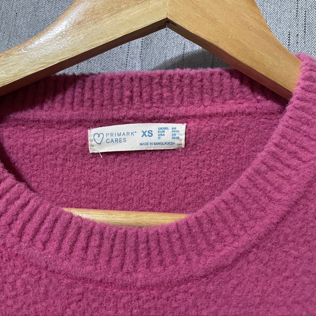 Primark semi-wool Sweater (Category: Others Tops) located in Davao. Submitted by threadellebyhazel_davao (Listing ID 1464755988, Image 2). Description: Used twice Details: 🌸 No when worn 🌸 Davao City 🌸 Shipping only - buyer will cater the shipping fee 🌸 Gcash-Maya-Bank transfer only.