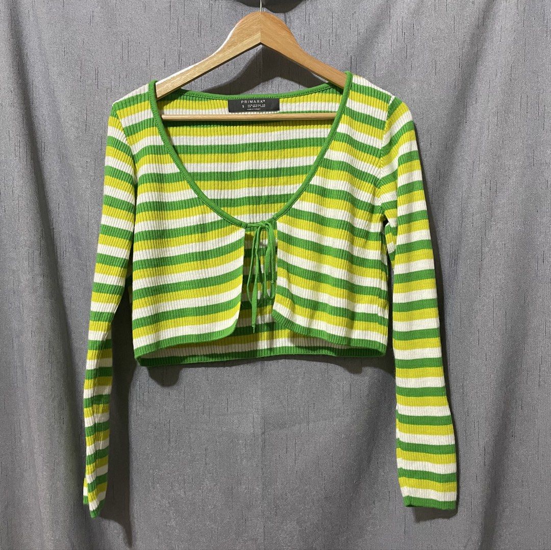 Primark Tie Sweater (Category: Others Tops) located in Davao. Submitted by threadellebyhazel_davao (Listing ID 1464756090, Image 1). Description: Used twice - small on tag, can fir up to medium frame Details: 🌸 No when worn 🌸 Davao City 🌸 Shipping only - buyer will cater the shipping fee 🌸 Gcash-Maya-Bank transfer only.