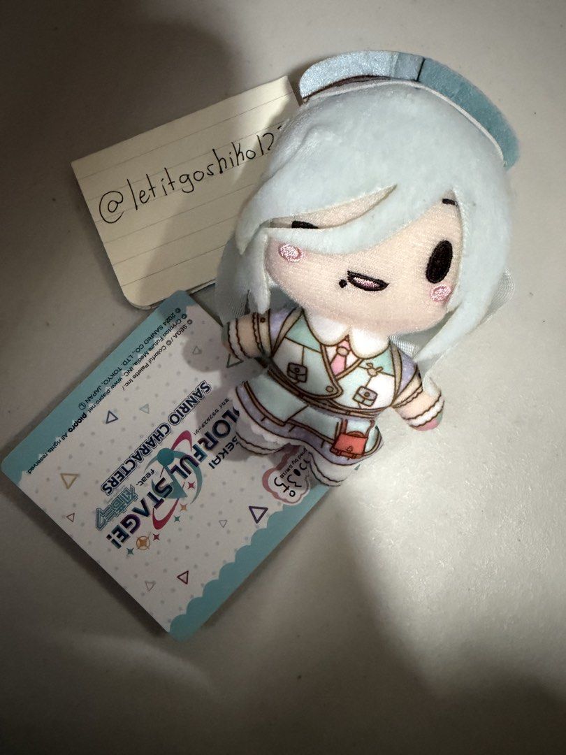 Project Sekai x Sanrio Shizuku plush (Category: Plushies & Soft Toys) located in Santa Rosa. Submitted by letitgoshiko123 (Listing ID 1464688934, Image 1). Description: — Read first! — mop: Gcash or Maya payment first mod: lalamove, J&T no rush shipping pls! Shipping fee is NOT included and must be shouldered by the buyer I can also do meet-ups on the ff: -SM Sta. Rosa Laguna (Free) -Festival Mall Alabang or Alabang Town Center (Free) weekdays af
