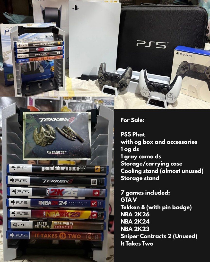 PS5 Phat (Category: PlayStation) located in Caloocan City. Submitted by dmarc (Listing ID 1464593814, Image 1). Description: .