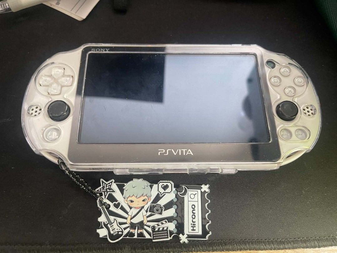 PSVita Slim (2000 model) (Category: PlayStation) located in Manila. Submitted by hilariog0214116 (Listing ID 1464596923, Image 1). Description: - all buttons working properly walang stick drift - jailbroken na unli games + PSP EMULATOR - issues: black line sa screen pero hindi sya noticeable pag naglalaro, sabog din speaker (typical issues yan sa mga psvita, overall goods naman performance nya) - can vc para makita nyo in-person yung unit Inclusi