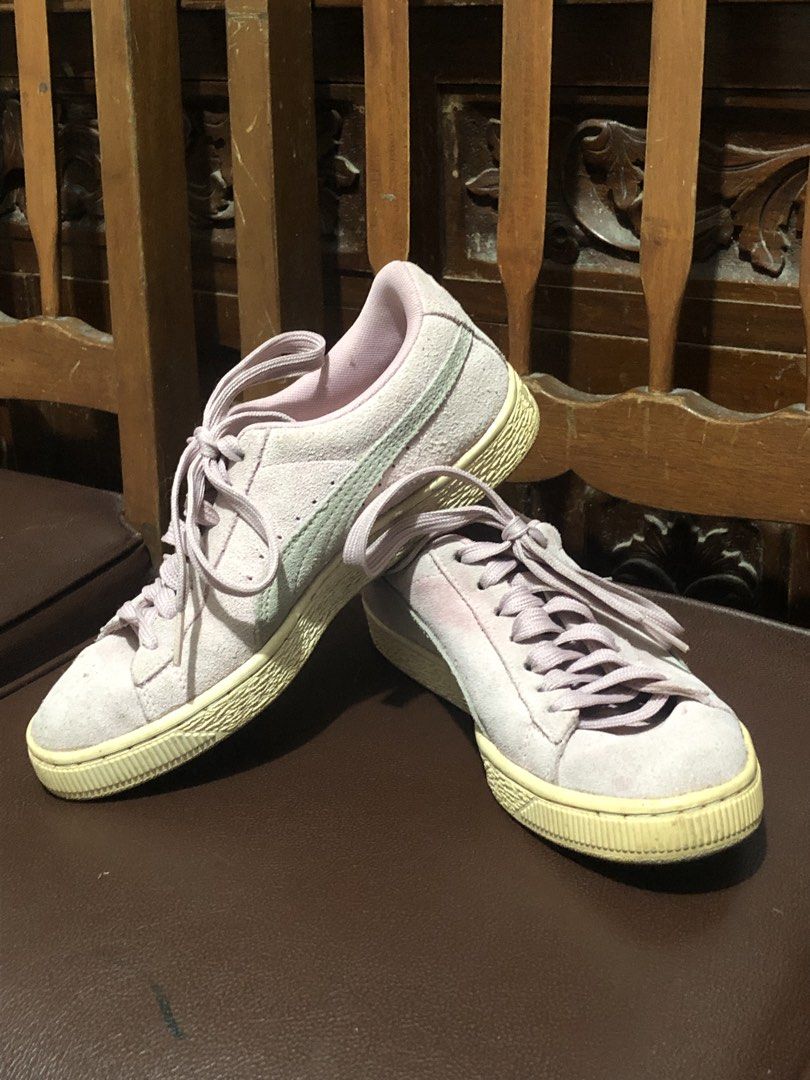 Puma Suede Faded sneakers (Category: Sneakers) located in Manila. Submitted by lauiee (Listing ID 1464633292, Image 1). Description: Worn a few times but is cared well. Puma Suede Faded sneakers in Bloom Pink. Payment first! 💕 can do meet up if nearby. If not, via maxim delivery..