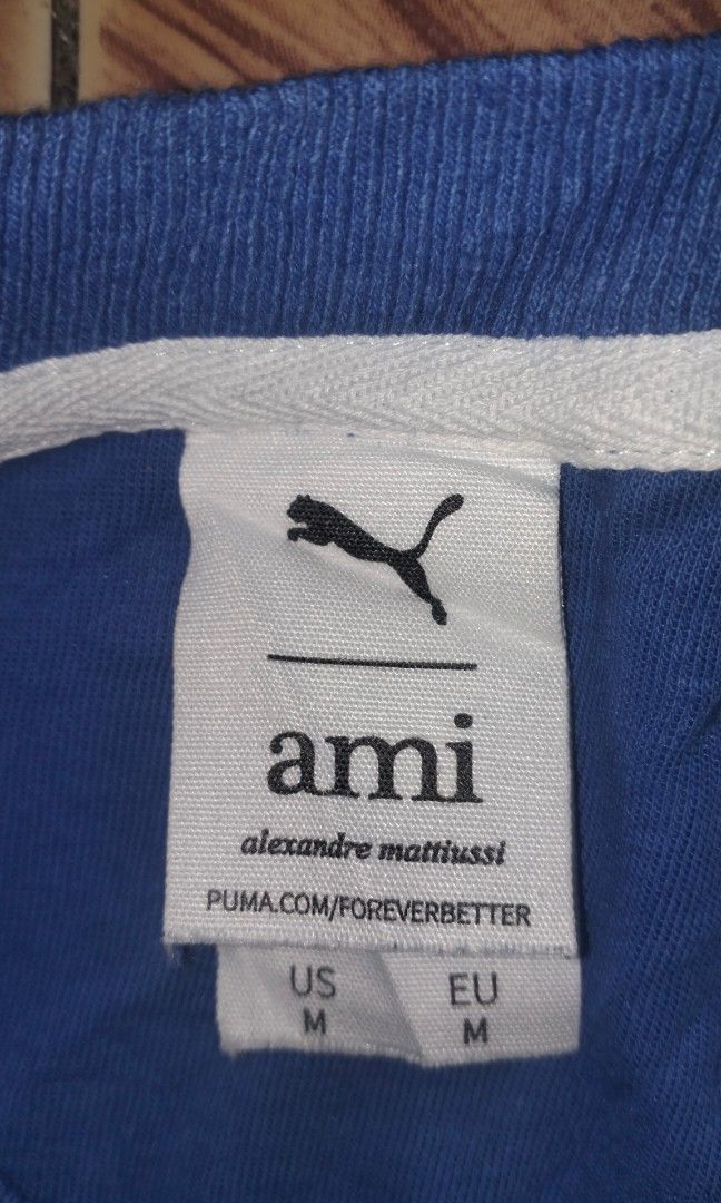 Puma x ami (Category: Tshirts & Polo Shirts ) located in Bulacan. Submitted by ryldeal030912 (Listing ID 1464689846, Image 2). Description: excellent condition medium 20" width 27" lenght.