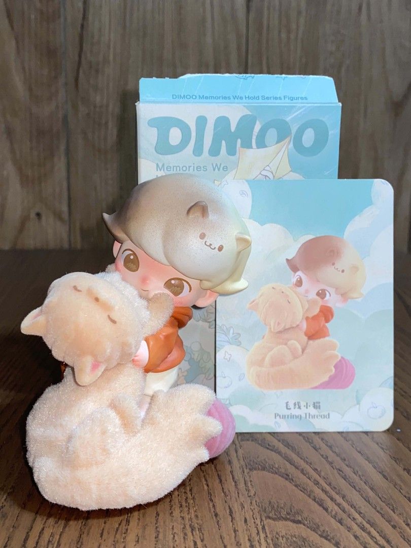 Purring Thread - DIMOO Memories We Hold POP MART (Category: Designer & Blind Box Toys) located in Makati City. Submitted by hac1pupus (Listing ID 1464753773, Image 1). Description: WTS LFB POP MART DIMOO Memories We Hold 🐈 Purring Thread 850 PHP — with box & card — fresh pull — mop: E-WALLET, BANK TRANSFER — loc: Makati Metro Manila — can do meet up & ship nationwide —chat for queries.