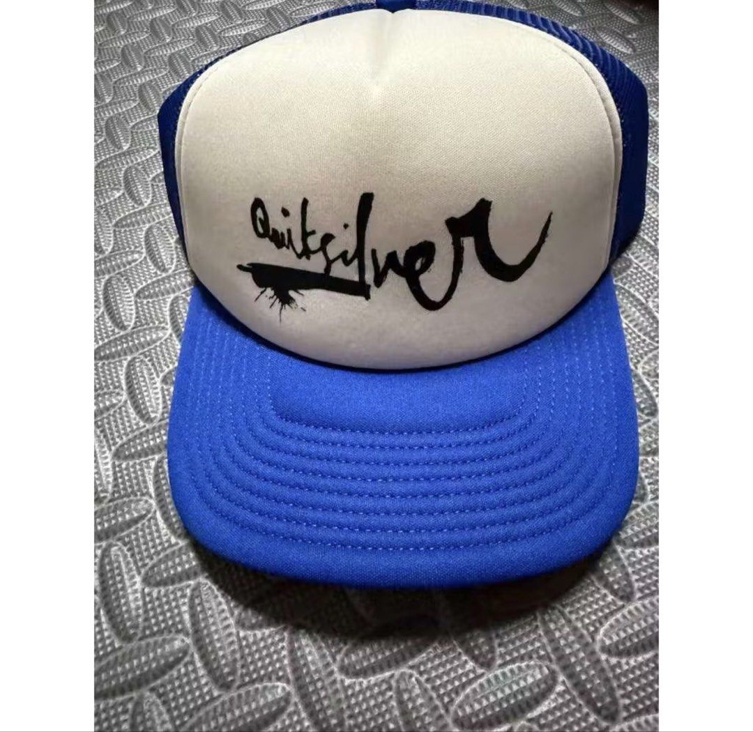 Quiksilver Blue White Trucker Cap (Category: Caps & Hats) located in Manila. Submitted by jpm317 (Listing ID 1464633912, Image 1). Description: - original bought overseas Quiksilver trucker cap in blue and white. - Features a breathable mesh back for comfort. - Adjustable strap for a customized fit. - Size: 58cm. - Brand new with original tags attached. - Made in China..