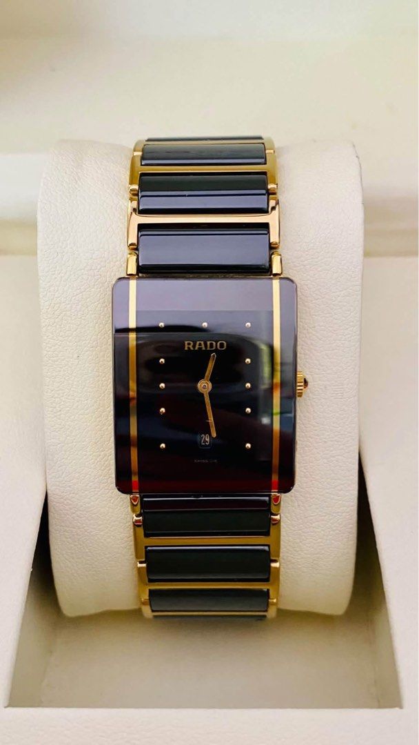 Rado Integral Black Ceramic Unisex Watch (Category: Women's Watches) located in Manila. Submitted by annafinds (Listing ID 1464739012, Image 1). Description: ₱26,800 Auth Rado Integral Black Ceramic Unisex Watch -Square Face -Sapphire Glass -Black Dial -Steel & Black Ceramic -Swiss Made -Quartz Movement -Small to Medium Wrist Size 17.5cm -With Provided Box -In Excellent Condition 📌Disclaimer:📌 I Claim to be a Legit Watch Reseller. All Products,