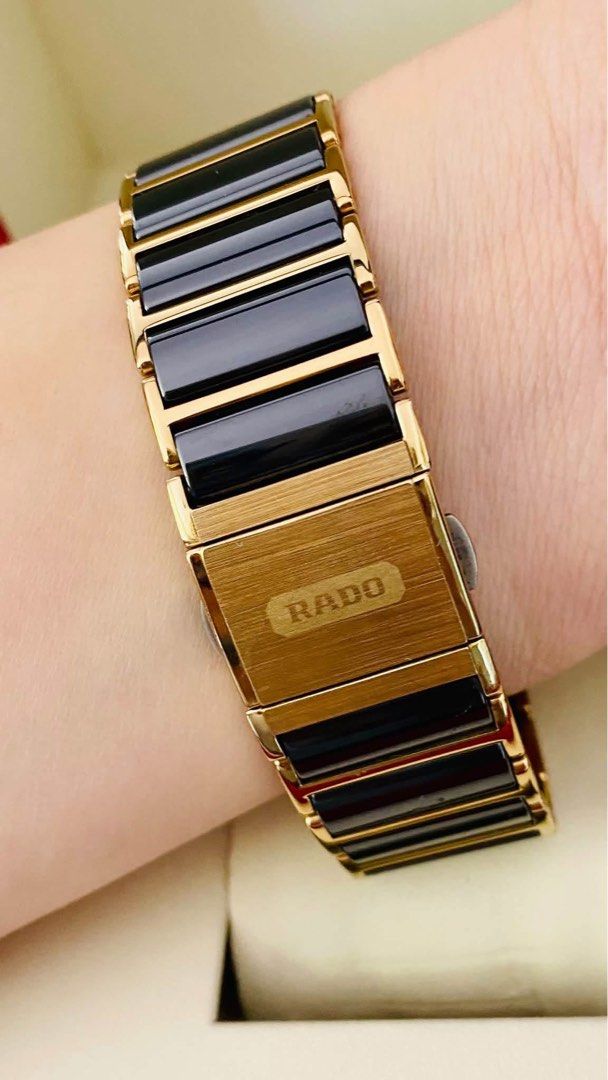 Rado Integral Black Ceramic Unisex Watch (Category: Women's Watches) located in Manila. Submitted by annafinds (Listing ID 1464739012, Image 2). Description: ₱26,800 Auth Rado Integral Black Ceramic Unisex Watch -Square Face -Sapphire Glass -Black Dial -Steel & Black Ceramic -Swiss Made -Quartz Movement -Small to Medium Wrist Size 17.5cm -With Provided Box -In Excellent Condition 📌Disclaimer:📌 I Claim to be a Legit Watch Reseller. All Products,