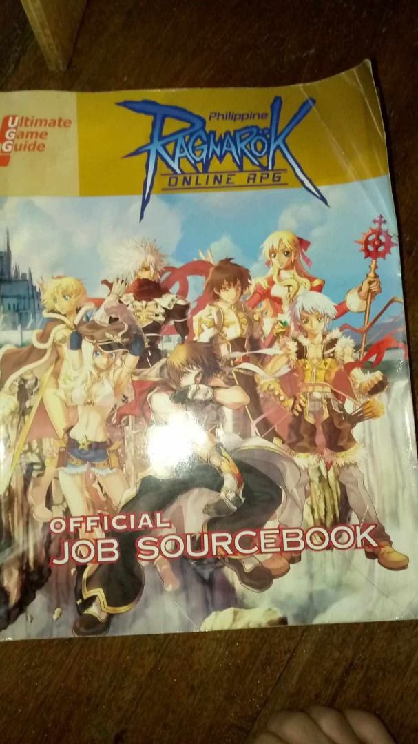 Ragnarok job source book original (Category: Cases & Covers) located in Caloocan City. Submitted by calmfish.3588ee (Listing ID 1464625044, Image 1). Description: I think this job source book is rare i seen it on the internet .