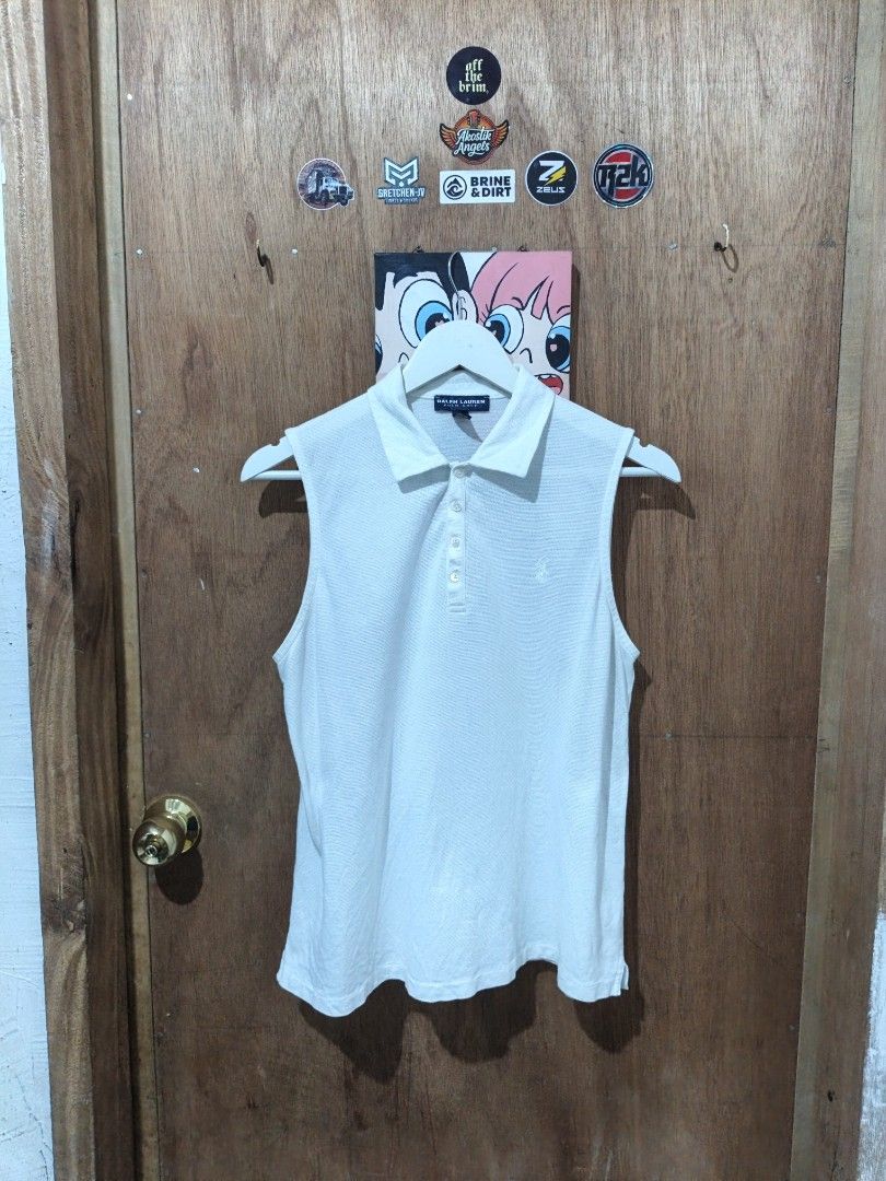 Ralph Lauren Golf (Category: Sleeveless) located in Nasipit. Submitted by zaynzdrip (Listing ID 1464687242, Image 2). Description: as new/mint condition 19 width by 24 length pwede pang pickle ball niyo madam bossing para sa kay misis lakas maka aura.