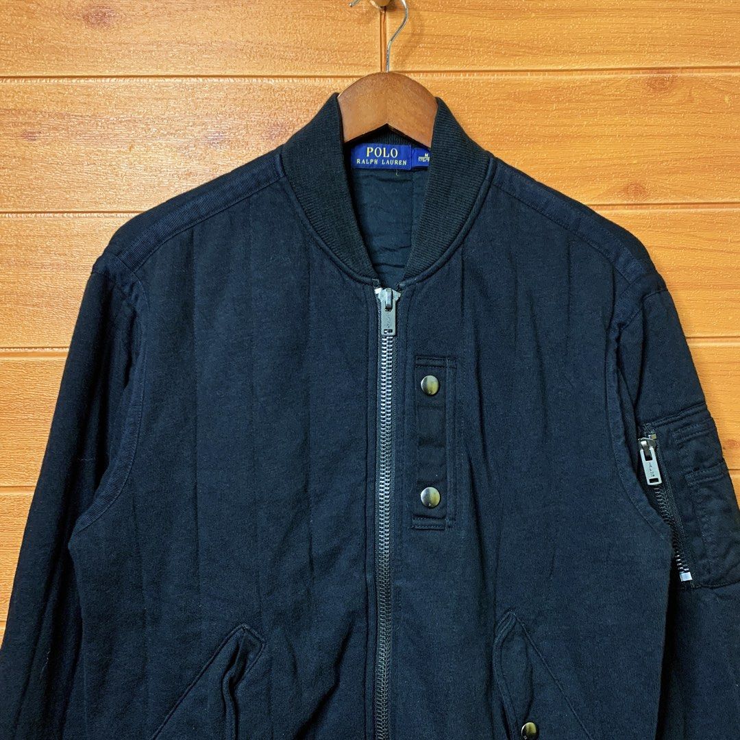 Ralph Lauren RL Bomber Jacket (Category: Coats, Jackets and Outerwear) located in Quezon City. Submitted by donklasiko (Listing ID 1464628522, Image 3). Description: Condition: 9.5+/10 Pristine condition Issue: non Refer to the dimension 🤗 PM FOR MORE DETAILS NO RETURN, NO EXCHANGE & NO REFUND! ✅I ALSO ACCEPT TRADE/SWAP TO ANYTHING JUST DROP YOUR OFFER Please manage your expectations, this is a secondhand item. What you see is what you get 😊 💵
