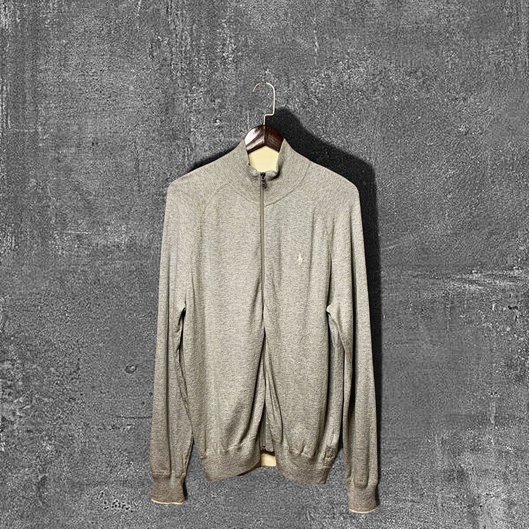 Ralph Lauren RL Knitted Zip up Jacket (Category: Coats, Jackets and Outerwear) located in Quezon City. Submitted by donklasiko (Listing ID 1464627748, Image 1). Description: Condition: 9.5+/10 Pristine condition Issue: non Refer to the dimension 🤗 PM FOR MORE DETAILS NO RETURN, NO EXCHANGE & NO REFUND! ✅I ALSO ACCEPT TRADE/SWAP TO ANYTHING JUST DROP YOUR OFFER Please manage your expectations, this is a secondhand item. What you see is what you g